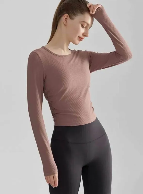 Long Sleeve Yoga T-Shirts made by CRAVE by Frederick Wilhelm