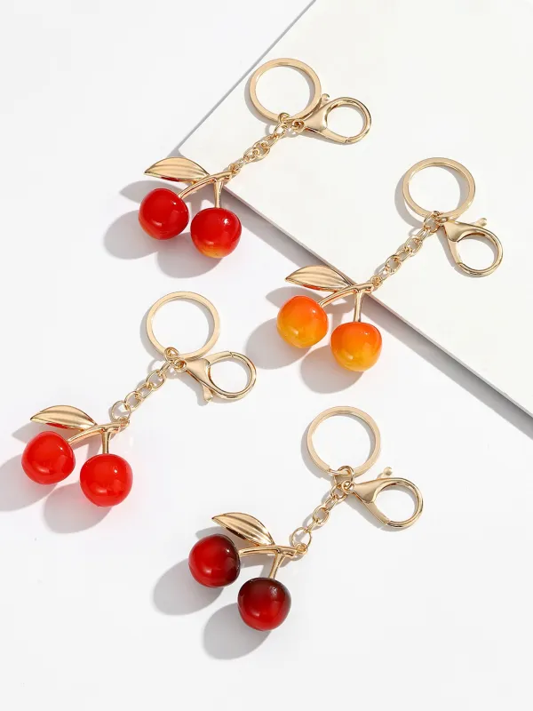 Cherry Charm Keychain made by CRAVE by Frederick Wilhelm