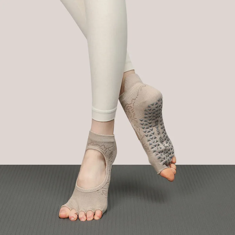 Grip Short Athletic Socks Non-Slip Five-Toe Yoga Socks sold by CRAVE by Frederick Wilhelm product image thumbnail 3