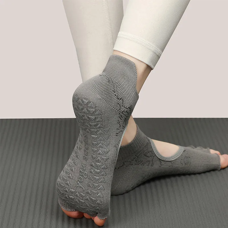 Grip Short Athletic Socks Non-Slip Five-Toe Yoga Socks sold by CRAVE by Frederick Wilhelm product image thumbnail 2