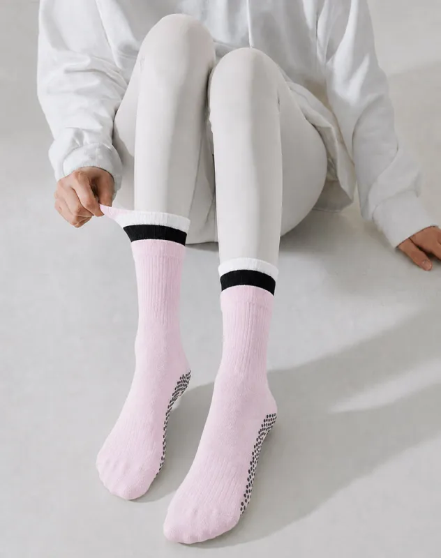 Non Slip Yoga Pilates Socks with Grips made by CRAVE by Frederick Wilhelm