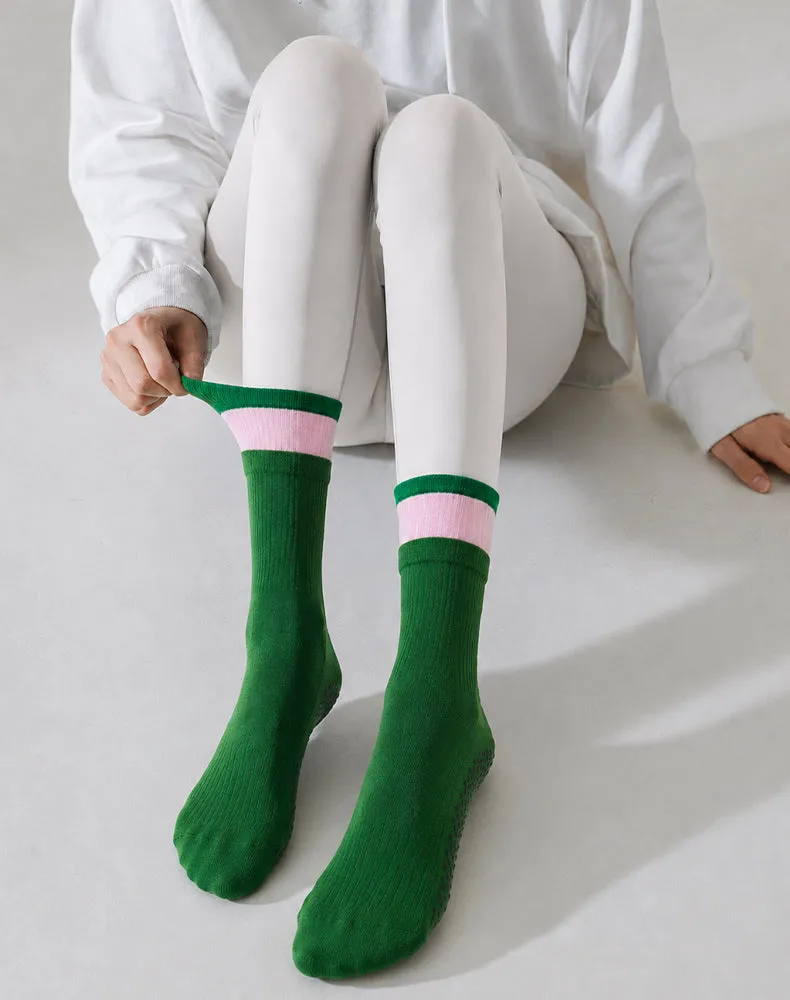 Non Slip Yoga Pilates Socks with Grips sold by CRAVE by Frederick Wilhelm product image thumbnail 3