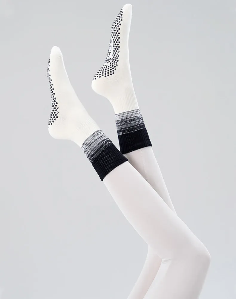Pilates Yoga Crew Socks with Non Slip Grippers sold by CRAVE by Frederick Wilhelm product image thumbnail 2