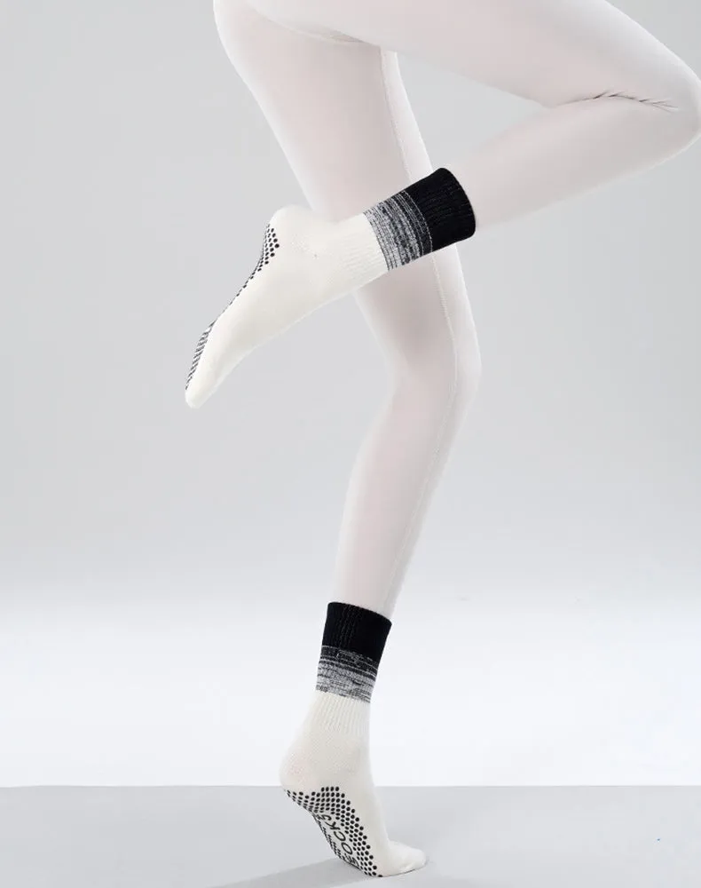 Pilates Yoga Crew Socks with Non Slip Grippers sold by CRAVE by Frederick Wilhelm product image thumbnail 4