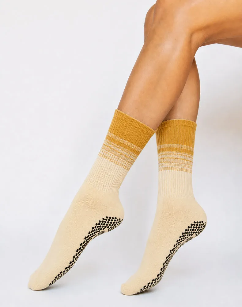 Pilates Yoga Crew Socks with Non Slip Grippers sold by CRAVE by Frederick Wilhelm product image thumbnail 5