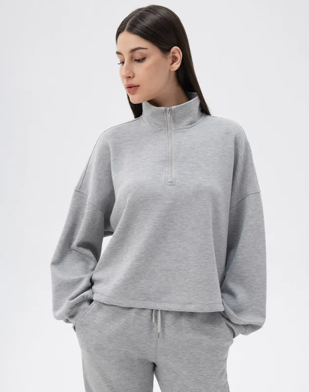 Half Zipper Casual Long Sleeve Sweatshirts made by CRAVE by Frederick Wilhelm