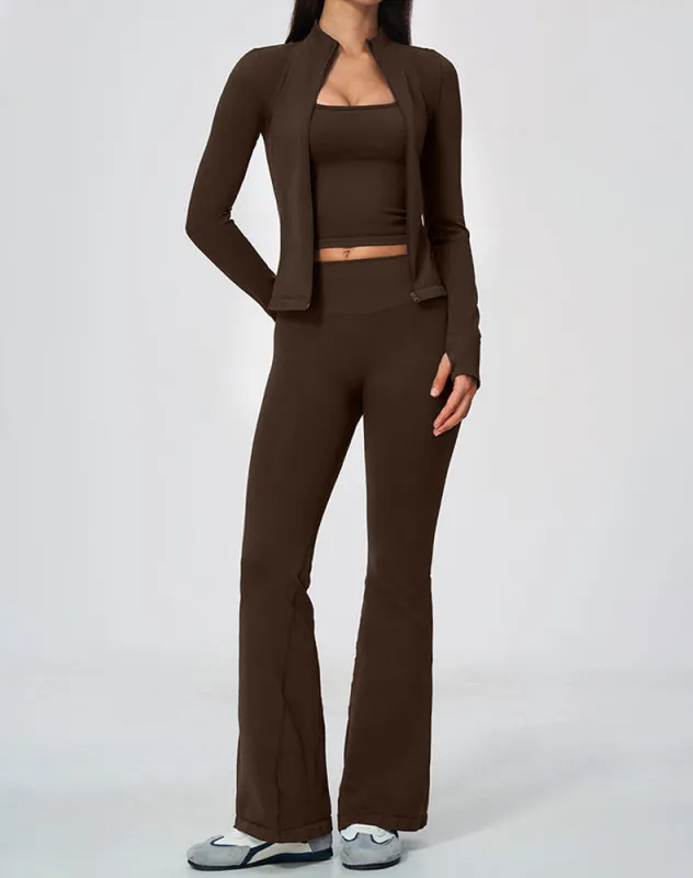 3-Piece Athletic Set with Tank Top, Jacket & Pants made by CRAVE by Frederick Wilhelm
