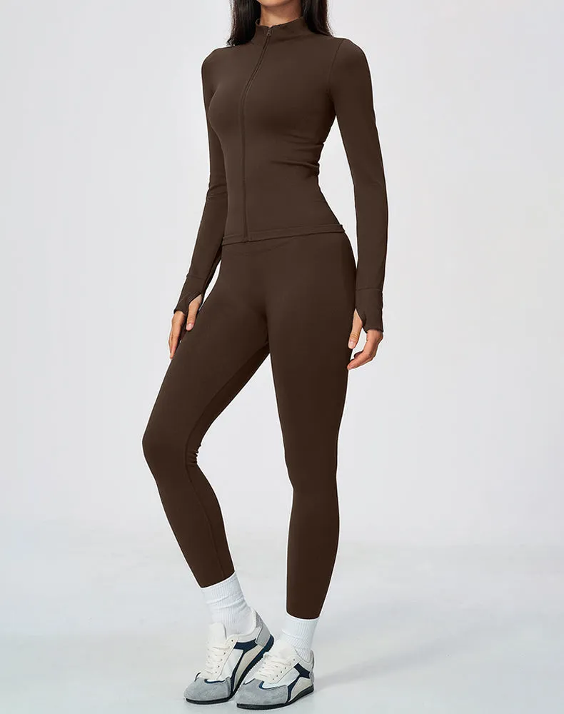 2-Piece Athletic Set Zip Jacket and Leggings sold by CRAVE by Frederick Wilhelm product image thumbnail 2
