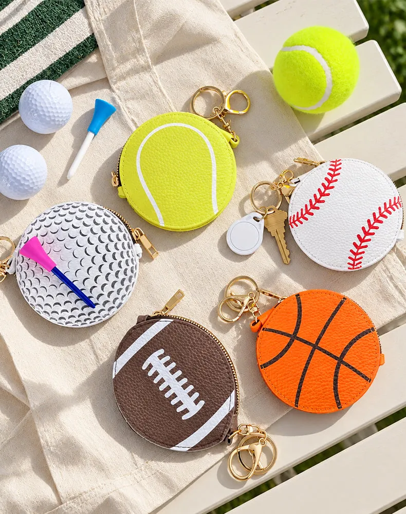 Sports Key Chain Coin Purse Bag Charm sold by CRAVE by Frederick Wilhelm