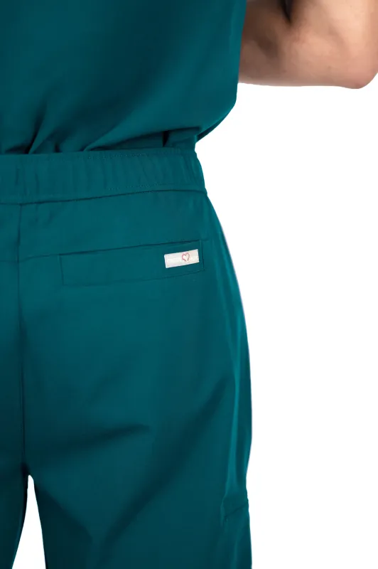 Aspen Jogger Men's Caribbean Blue Scrub Pants sold by Create Amor