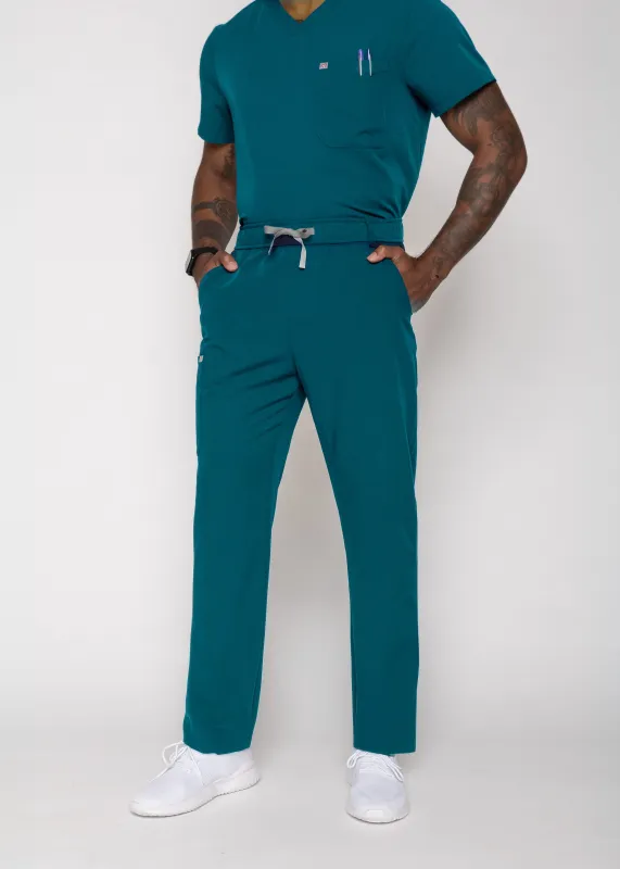 Amalfi Classic Men's Caribbean Blue Scrub Pants sold by Create Amor