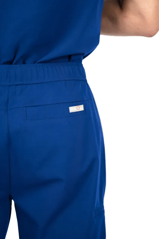 Aspen Jogger Men's Galaxy Blue Scrub Pants sold by Create Amor