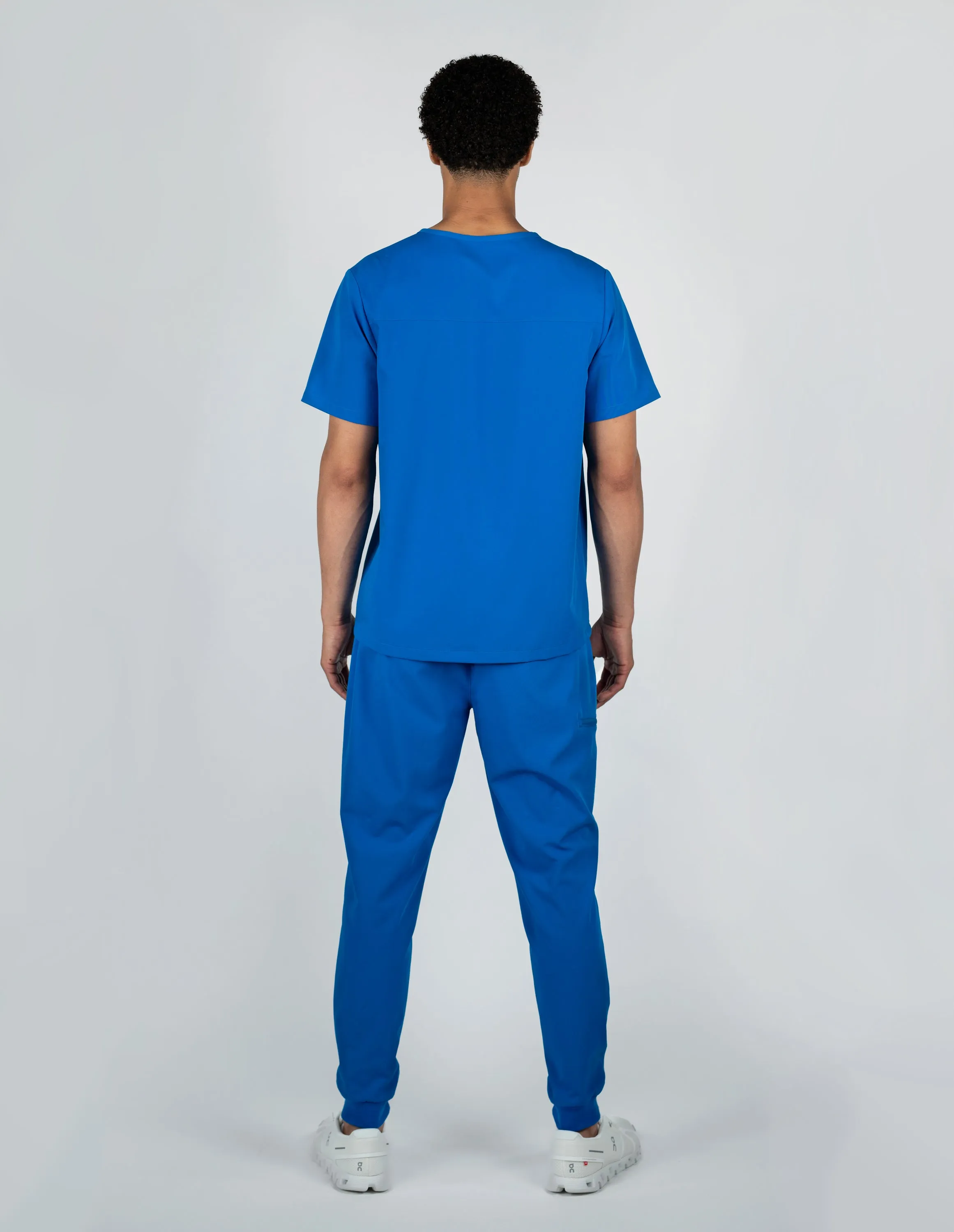Venice Three-Pocket Mens Royal Blue Scrub Top sold by Create Amor product image thumbnail 3