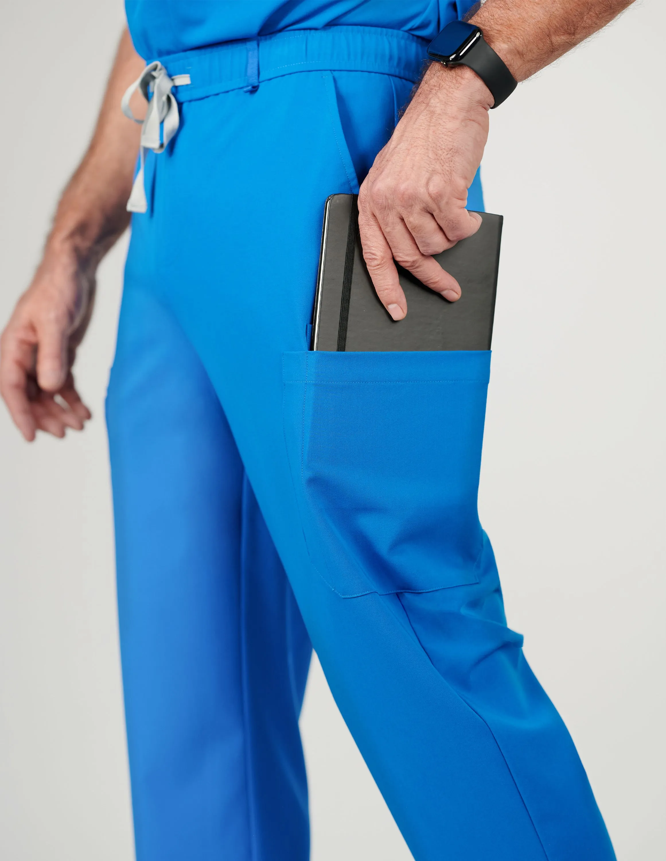 Prague Cargo Men's Royal Blue Scrub Pants sold by Create Amor product image thumbnail 4