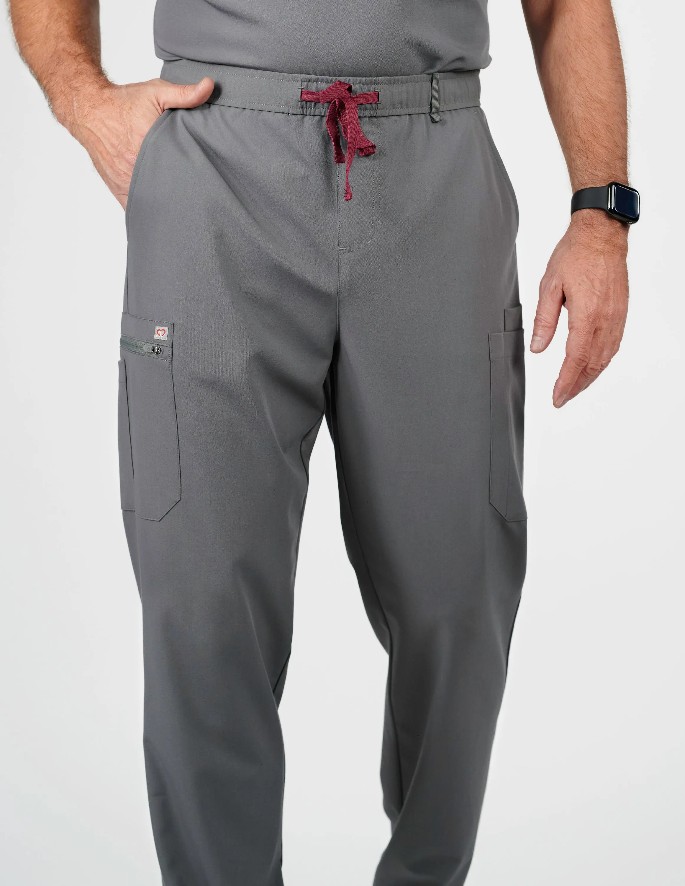 Prague Cargo Men's Charcoal Scrub Pants sold by Create Amor product image thumbnail 3