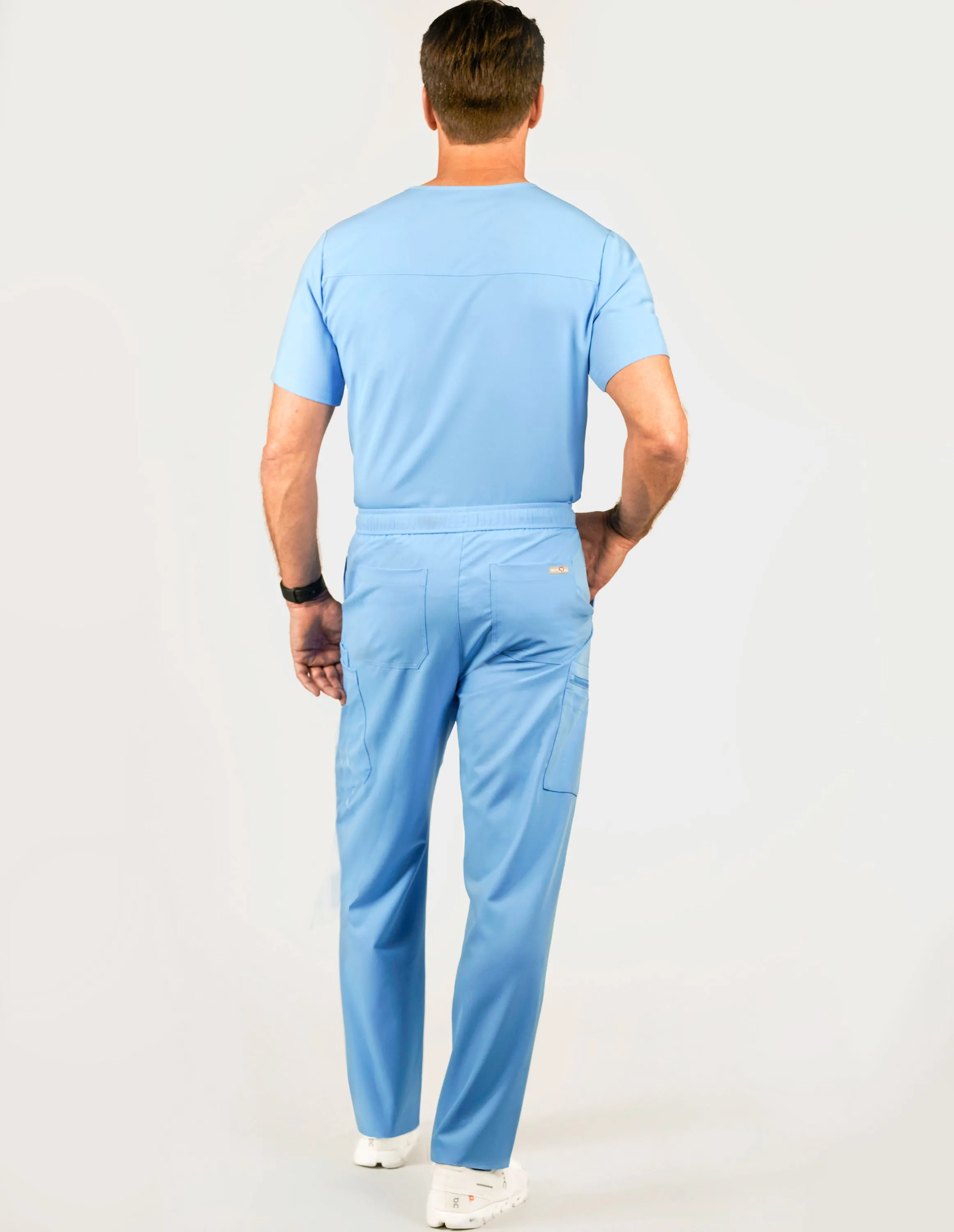 Prague Cargo Men's Ceil Blue Scrub Pants sold by Create Amor product image thumbnail 5