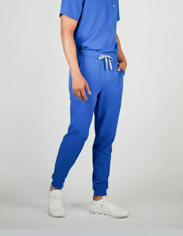 Kyoto Jogger Men's Royal Blue Scrub Pants sold by Create Amor