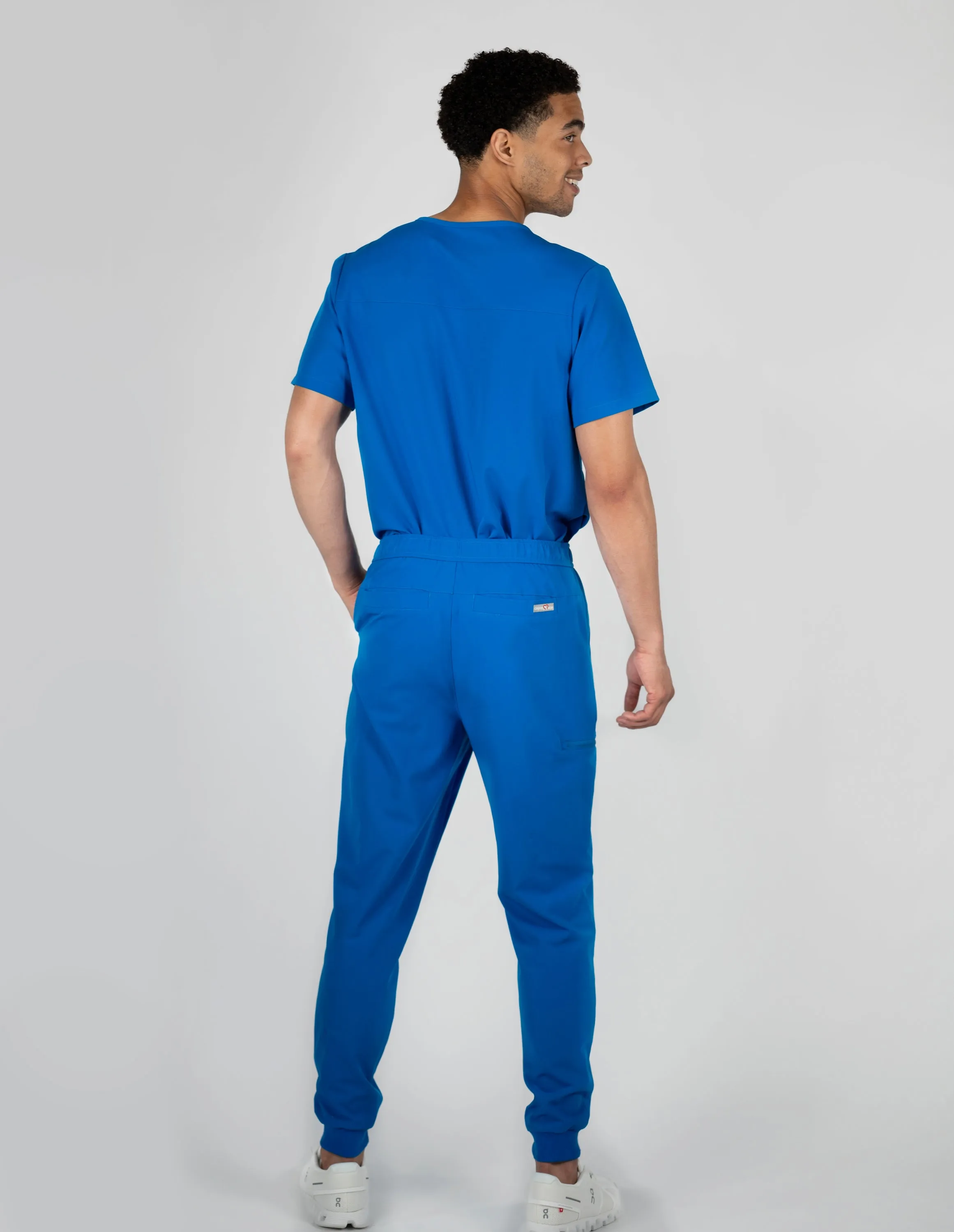 Kyoto Jogger Men's Royal Blue Scrub Pants sold by Create Amor product image thumbnail 4