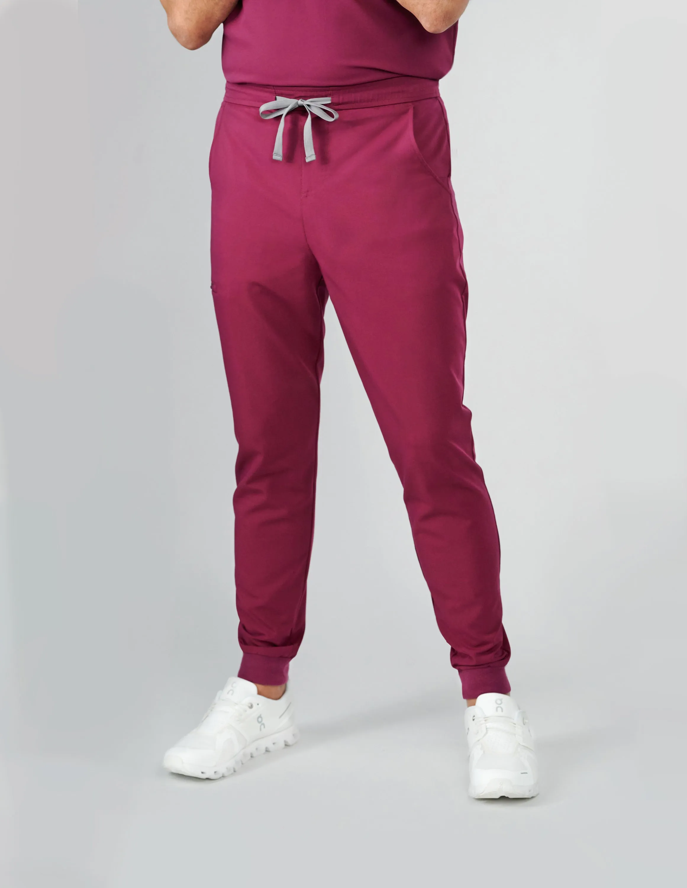 Kyoto Jogger Men's Maroon Scrub Pants sold by Create Amor