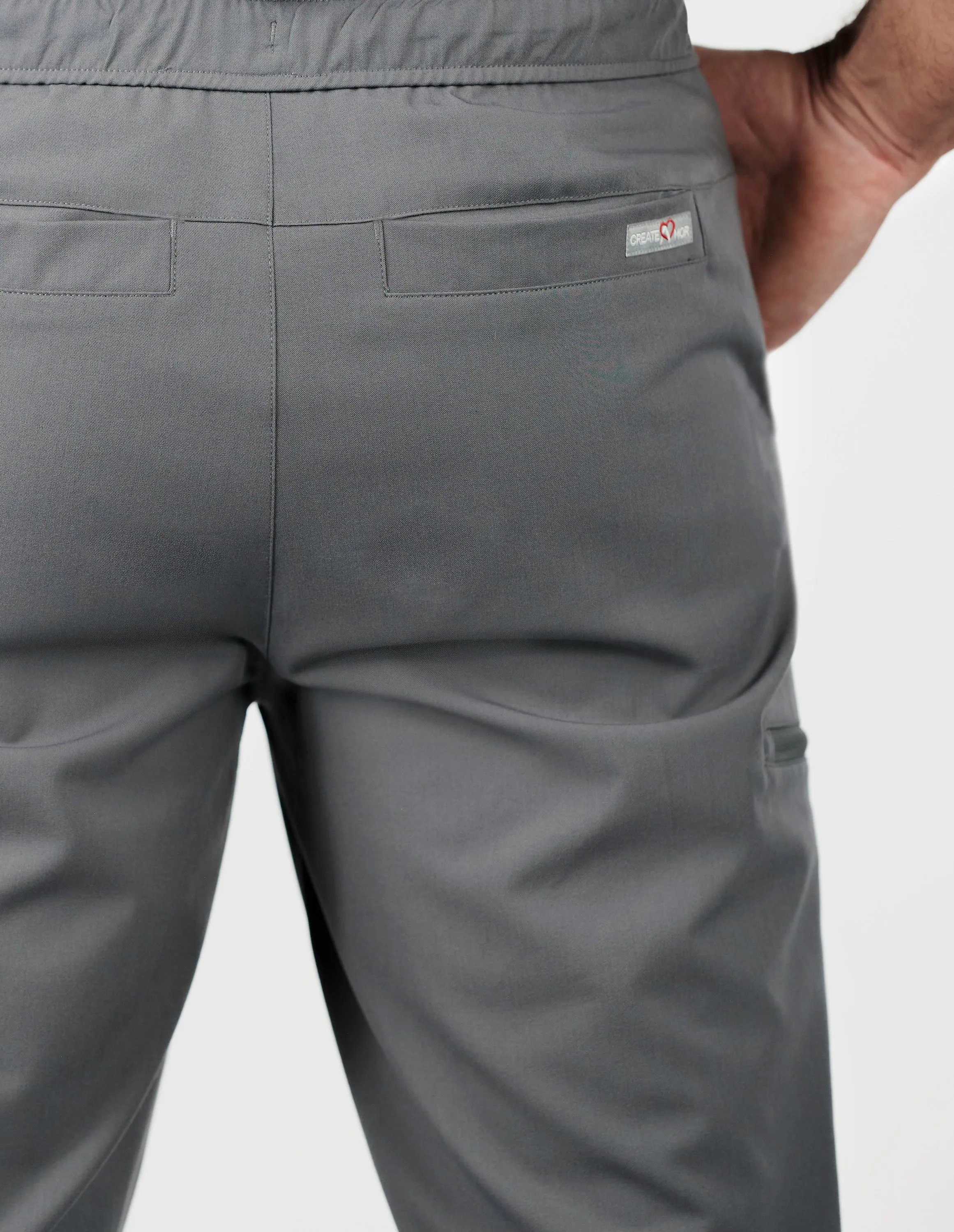 Kyoto Jogger Men's Charcoal Scrub Pants sold by Create Amor product image thumbnail 3