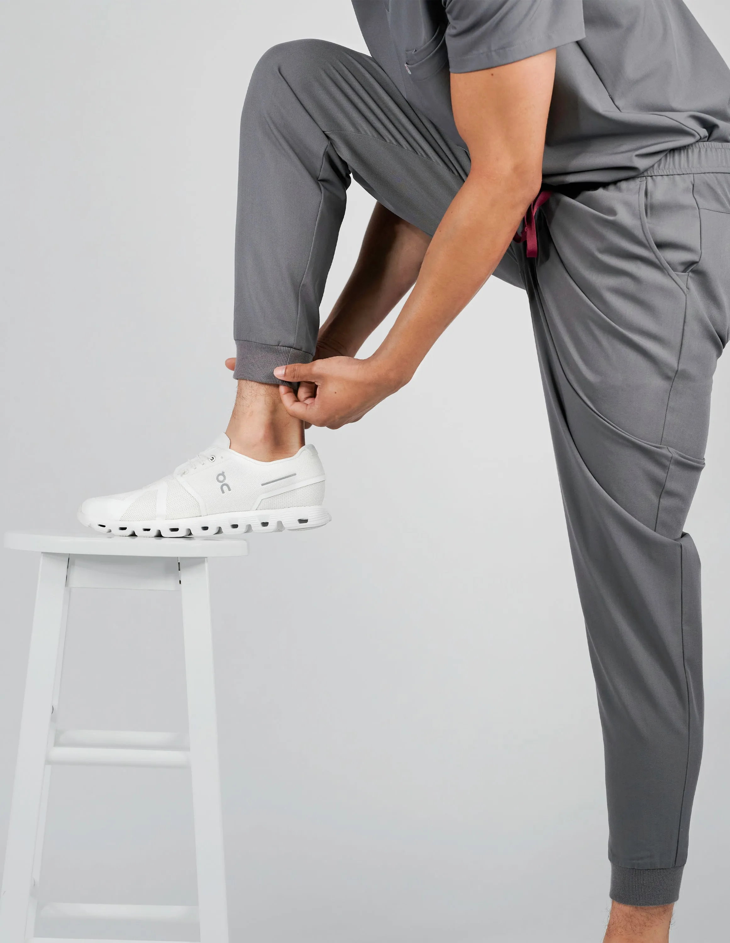 Kyoto Jogger Men's Charcoal Scrub Pants sold by Create Amor