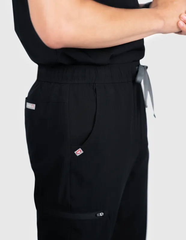 Kyoto Jogger Men's Black Scrub Pants sold by Create Amor