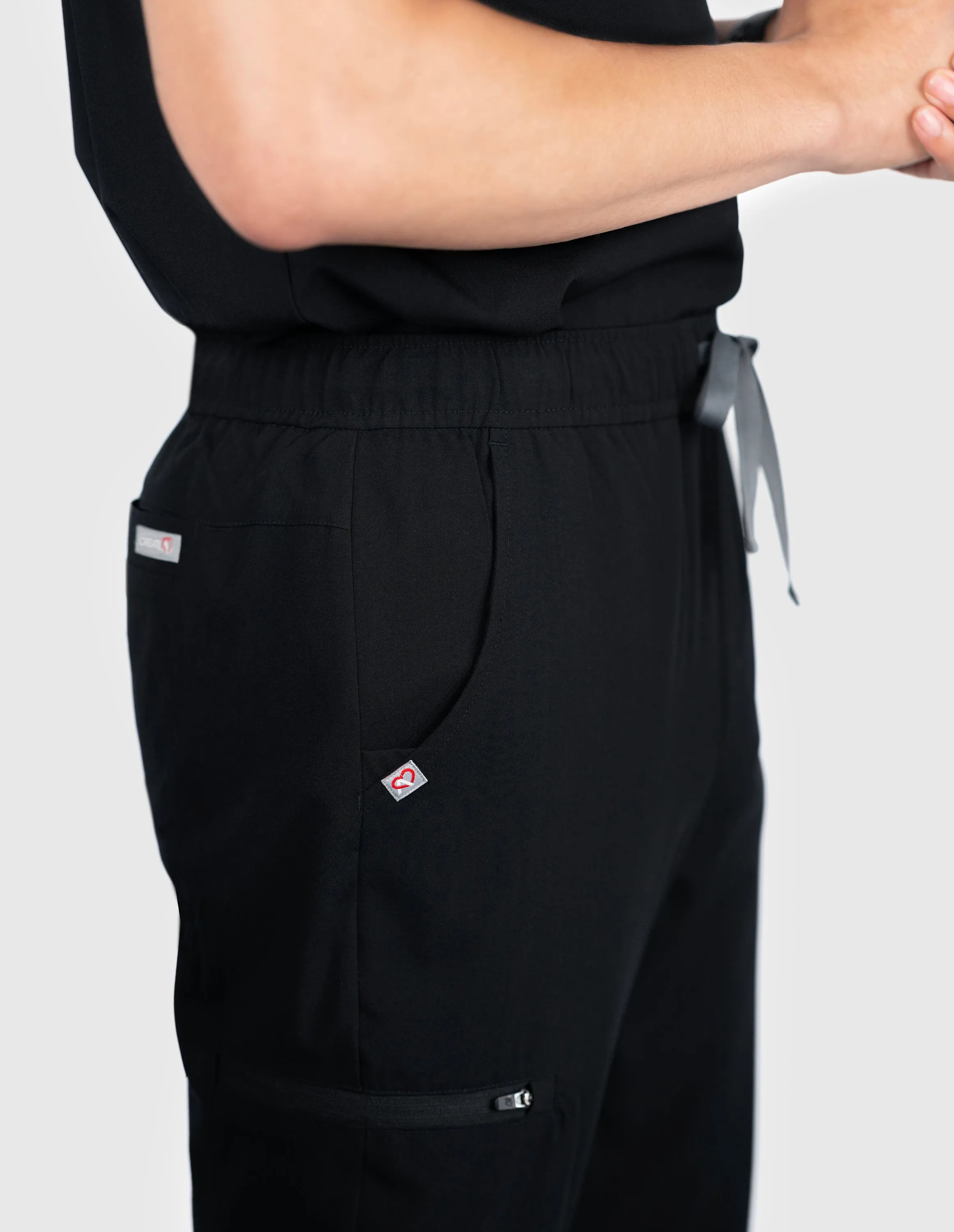 Kyoto Jogger Men's Black Scrub Pants sold by Create Amor