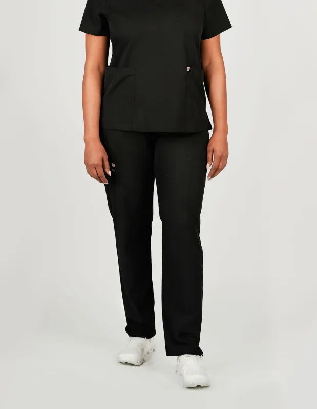Jasmine Cargo Women's Black Scrub Pants sold by Create Amor