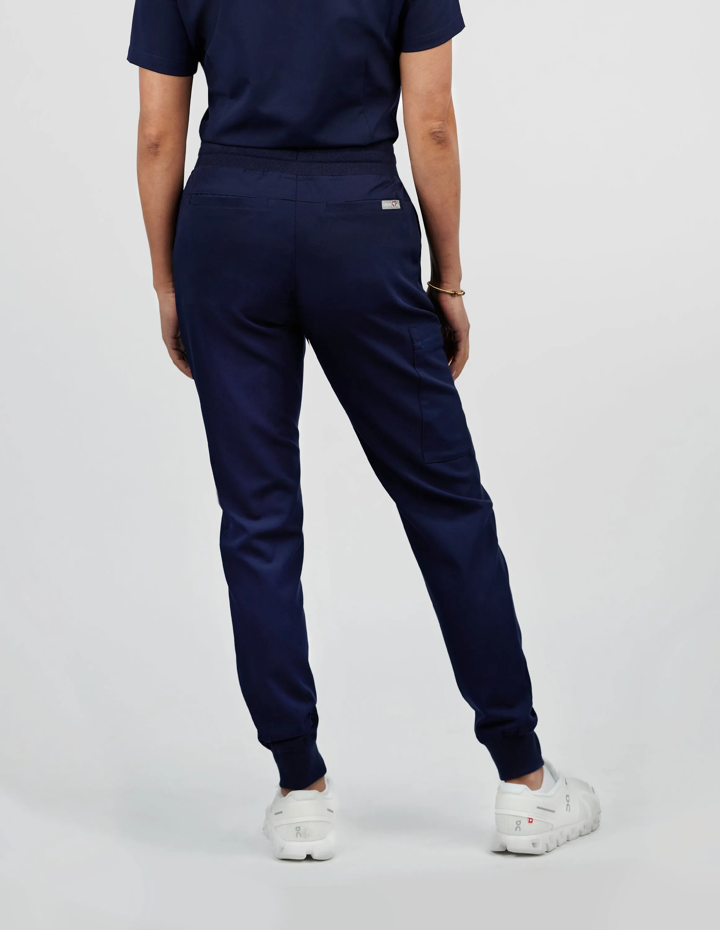 Ivy Jogger Women's Navy Scrub Pants sold by Create Amor product image thumbnail 2