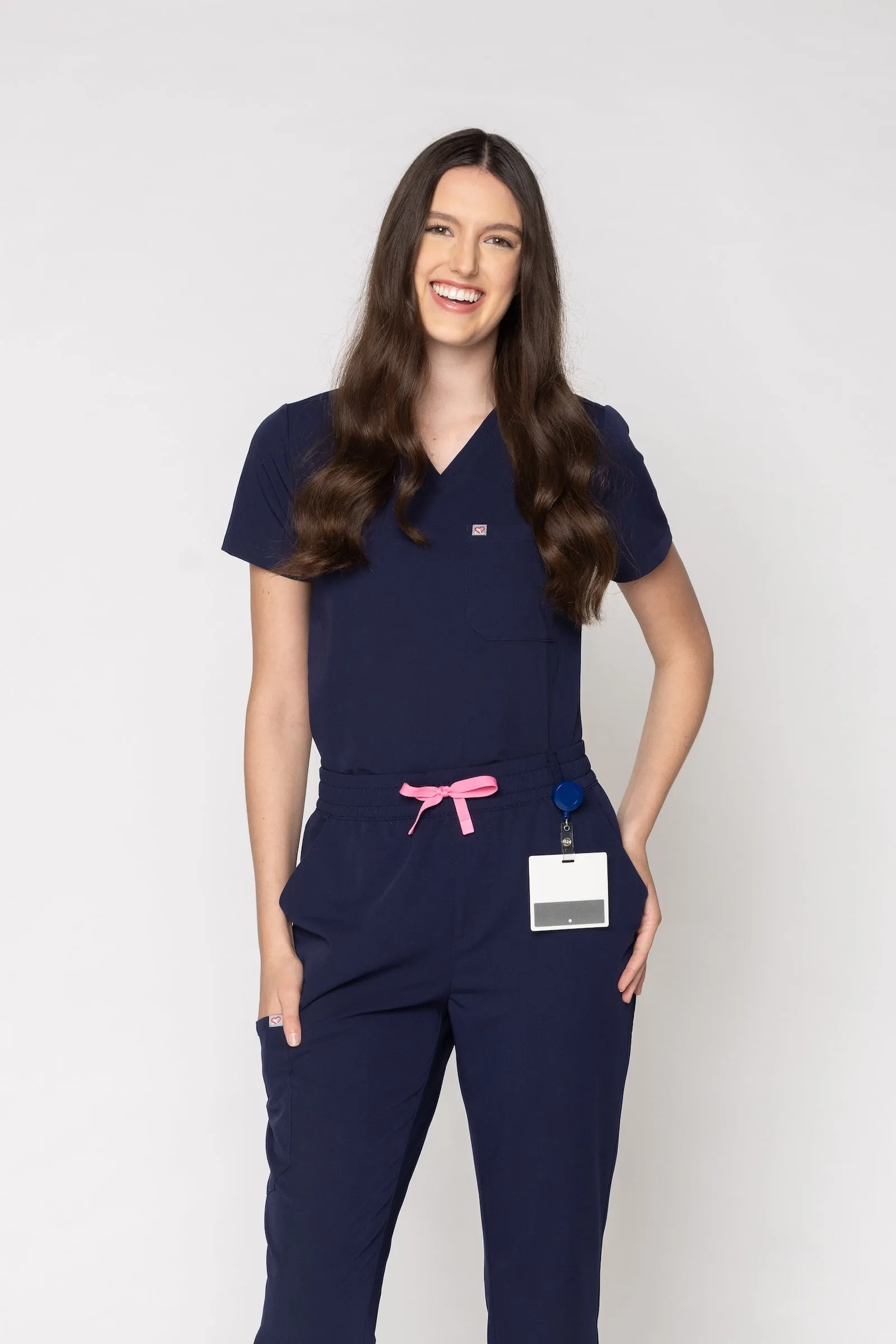 Daisy Classic Women's Navy Scrub Pants sold by Create Amor product image thumbnail 4