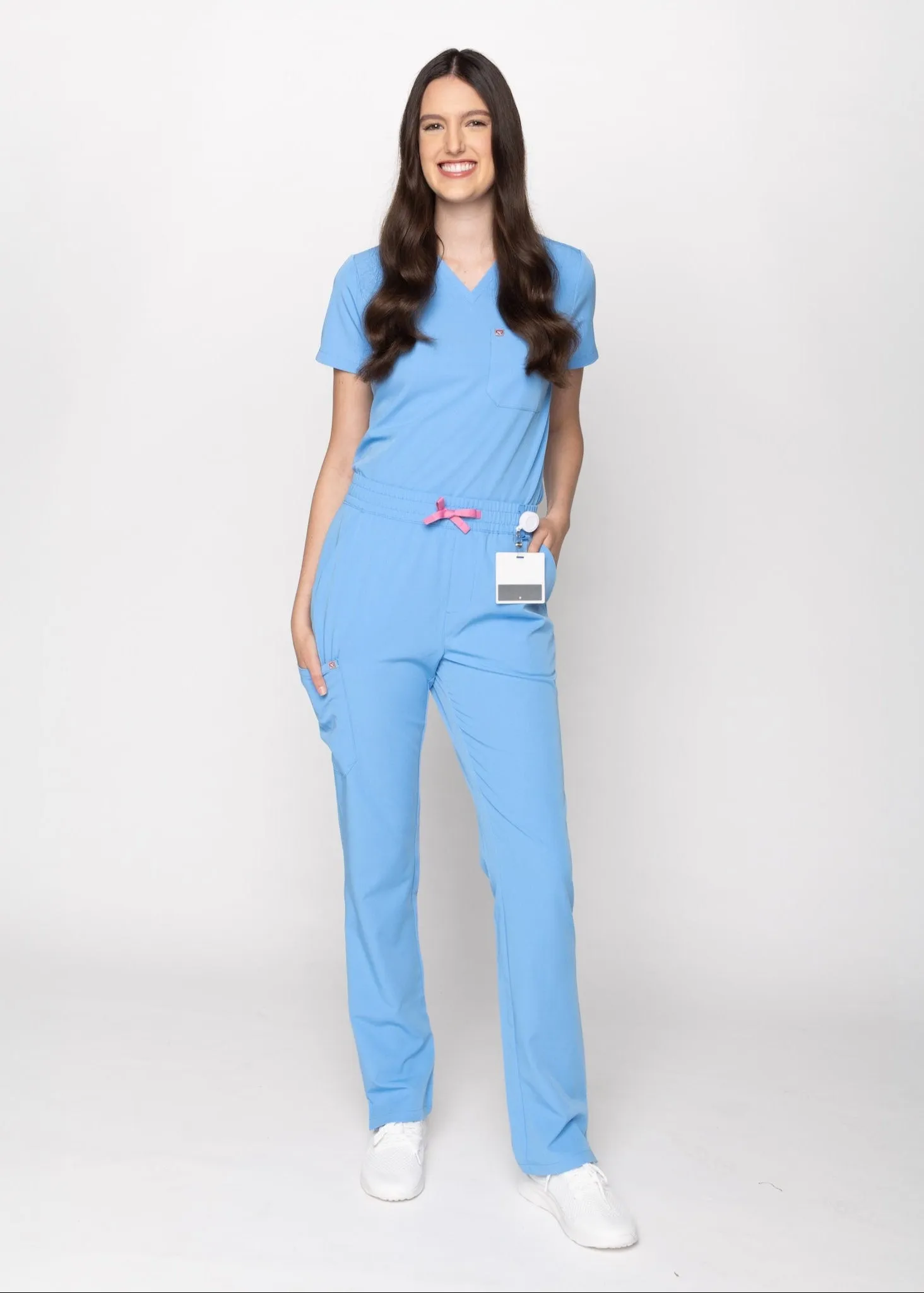 Daisy Classic Women's Ceil Blue Scrub Pants sold by Create Amor product image thumbnail 2