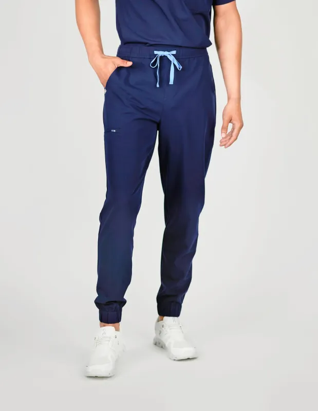 Aspen Jogger Men's Navy Scrub Pants sold by Create Amor