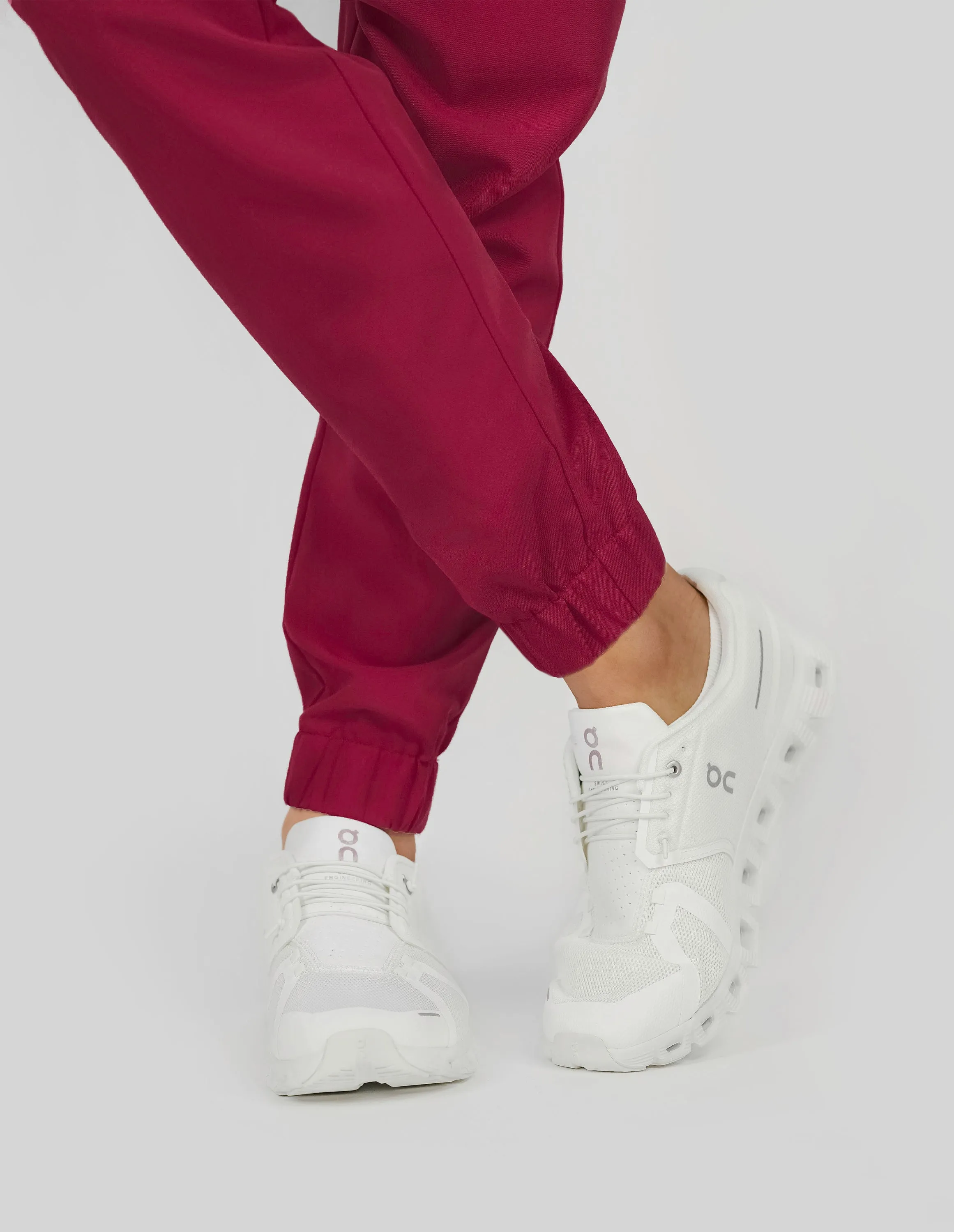 Aspen Jogger Men's Maroon Scrub Pants sold by Create Amor product image thumbnail 4