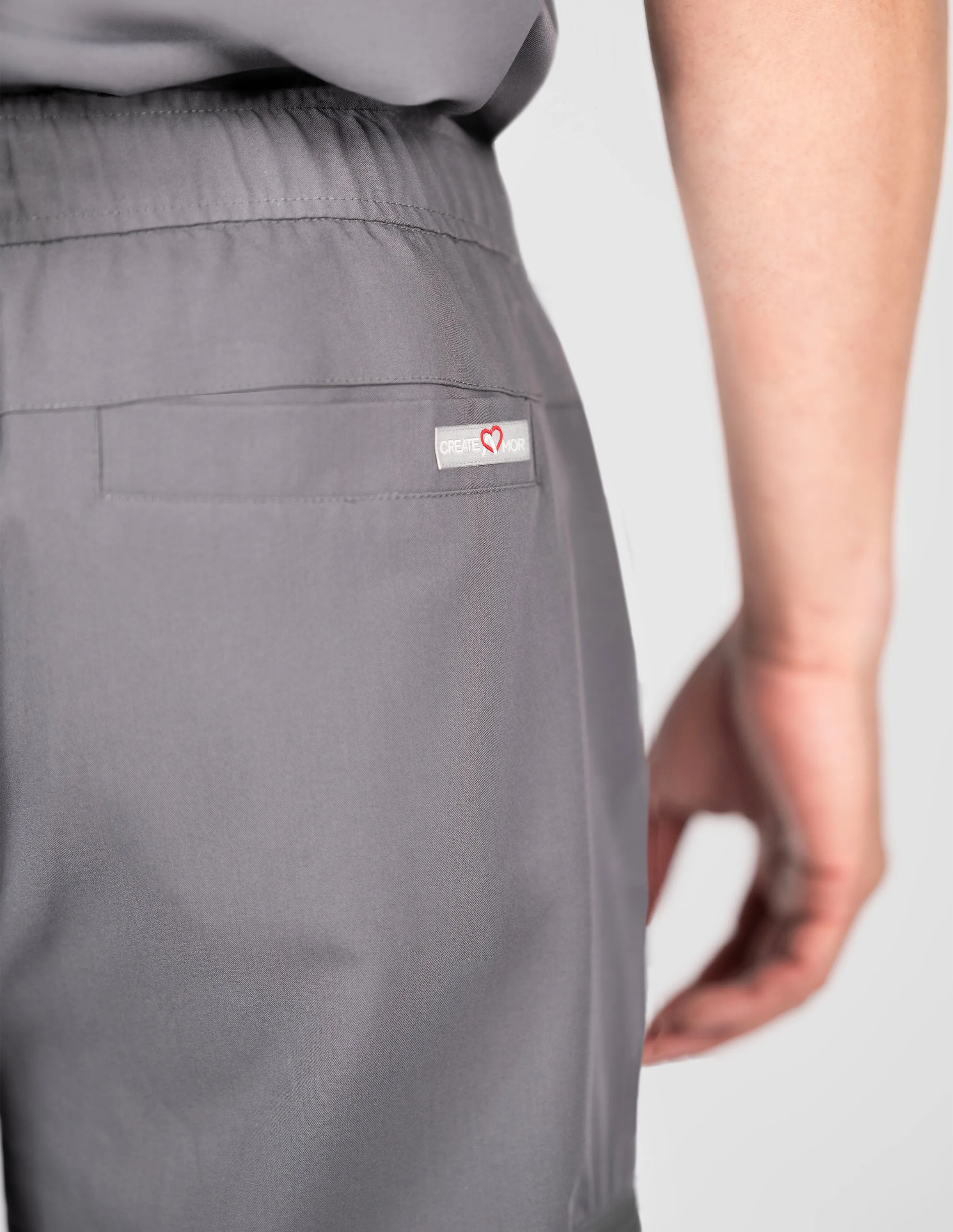 Aspen Jogger Men's Charcoal Scrub Pants sold by Create Amor product image thumbnail 3