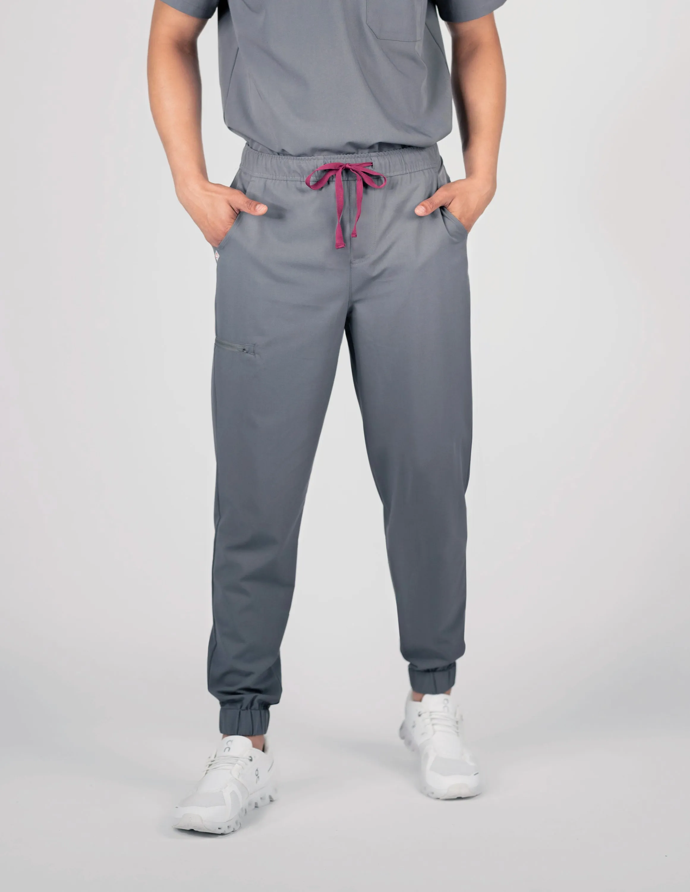 Aspen Jogger Men's Charcoal Scrub Pants sold by Create Amor