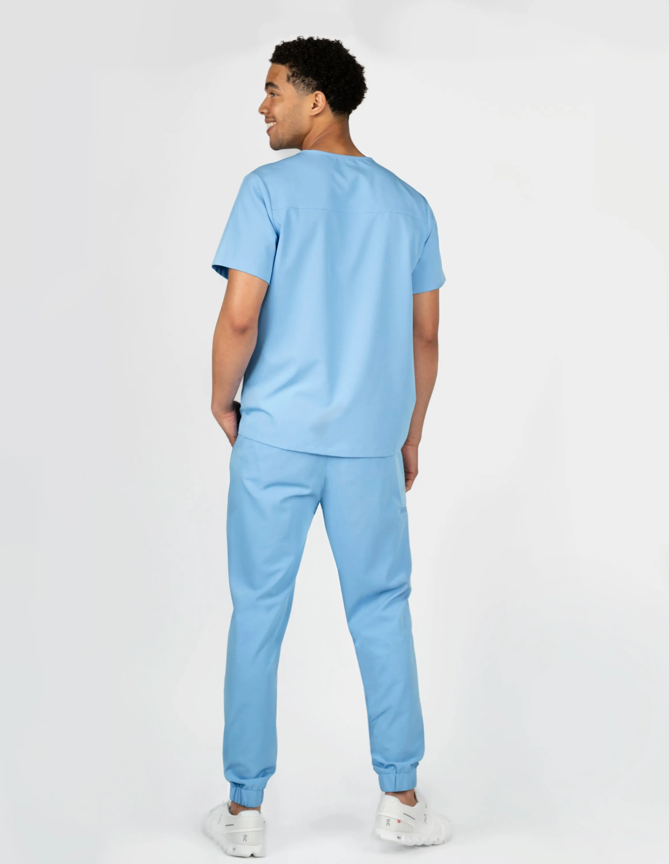 Aspen Jogger Men's Ceil Blue Scrub Pants sold by Create Amor product image thumbnail 5