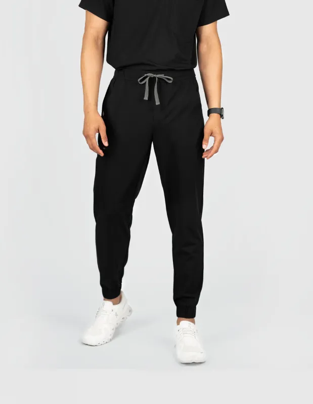 Aspen Jogger Men's Black Scrub Pants sold by Create Amor