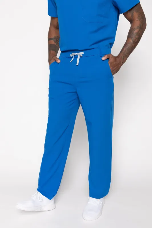 Amalfi Classic Men's Royal Blue Scrub Pants sold by Create Amor