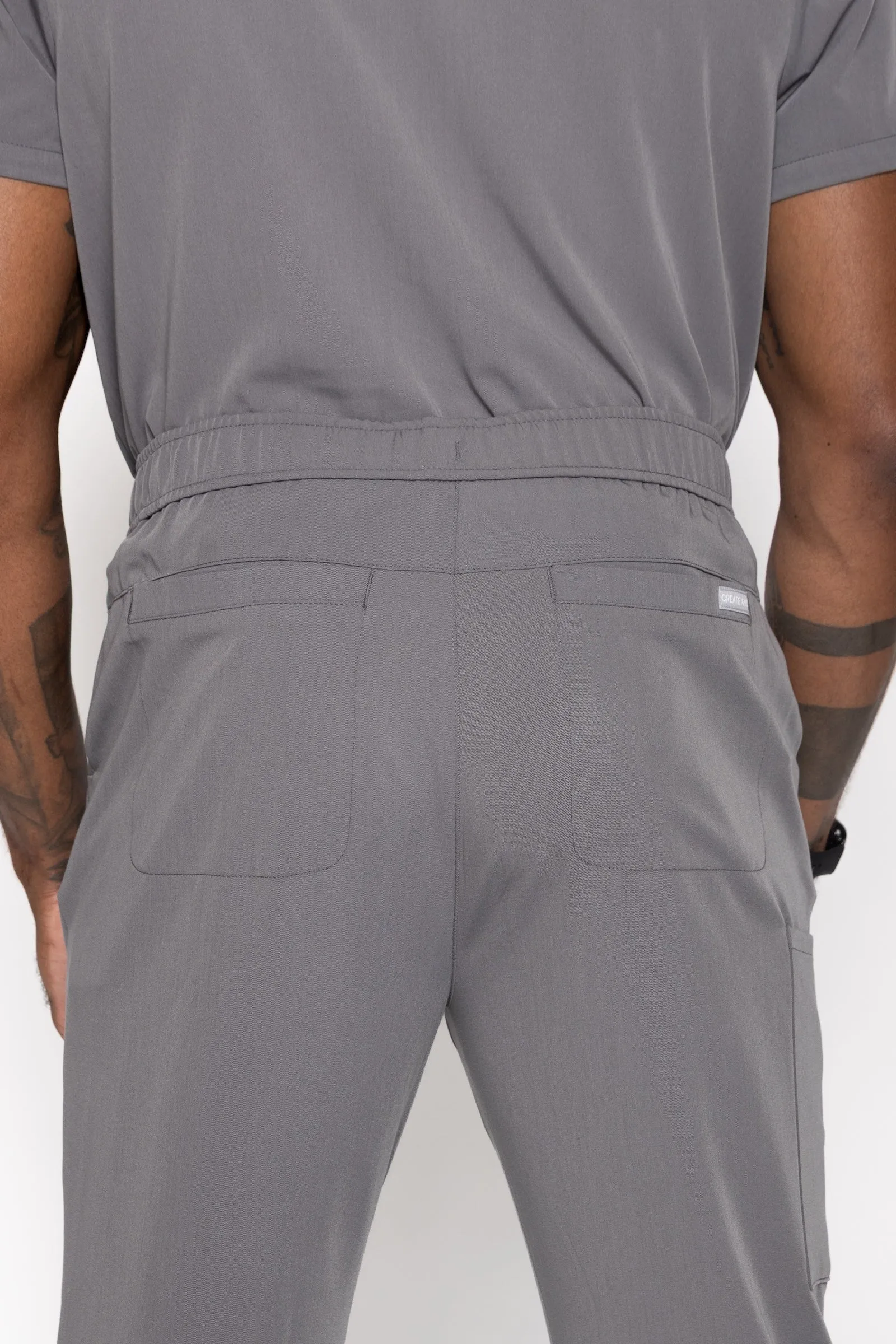 Amalfi Classic Men's Charcoal Scrub Pants sold by Create Amor product image thumbnail 5