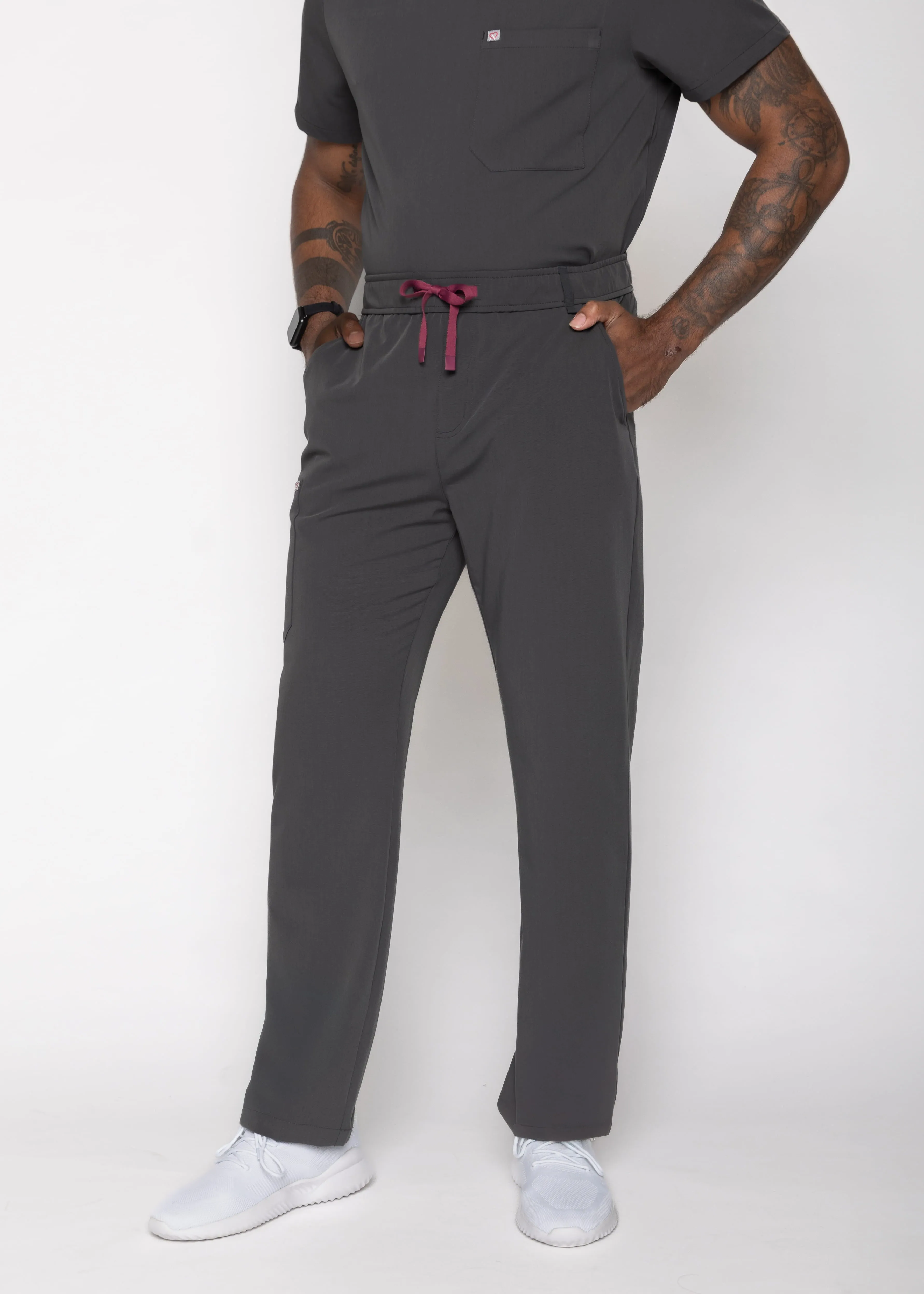 Amalfi Classic Men's Pewter Scrub Pants sold by Create Amor product image thumbnail 3