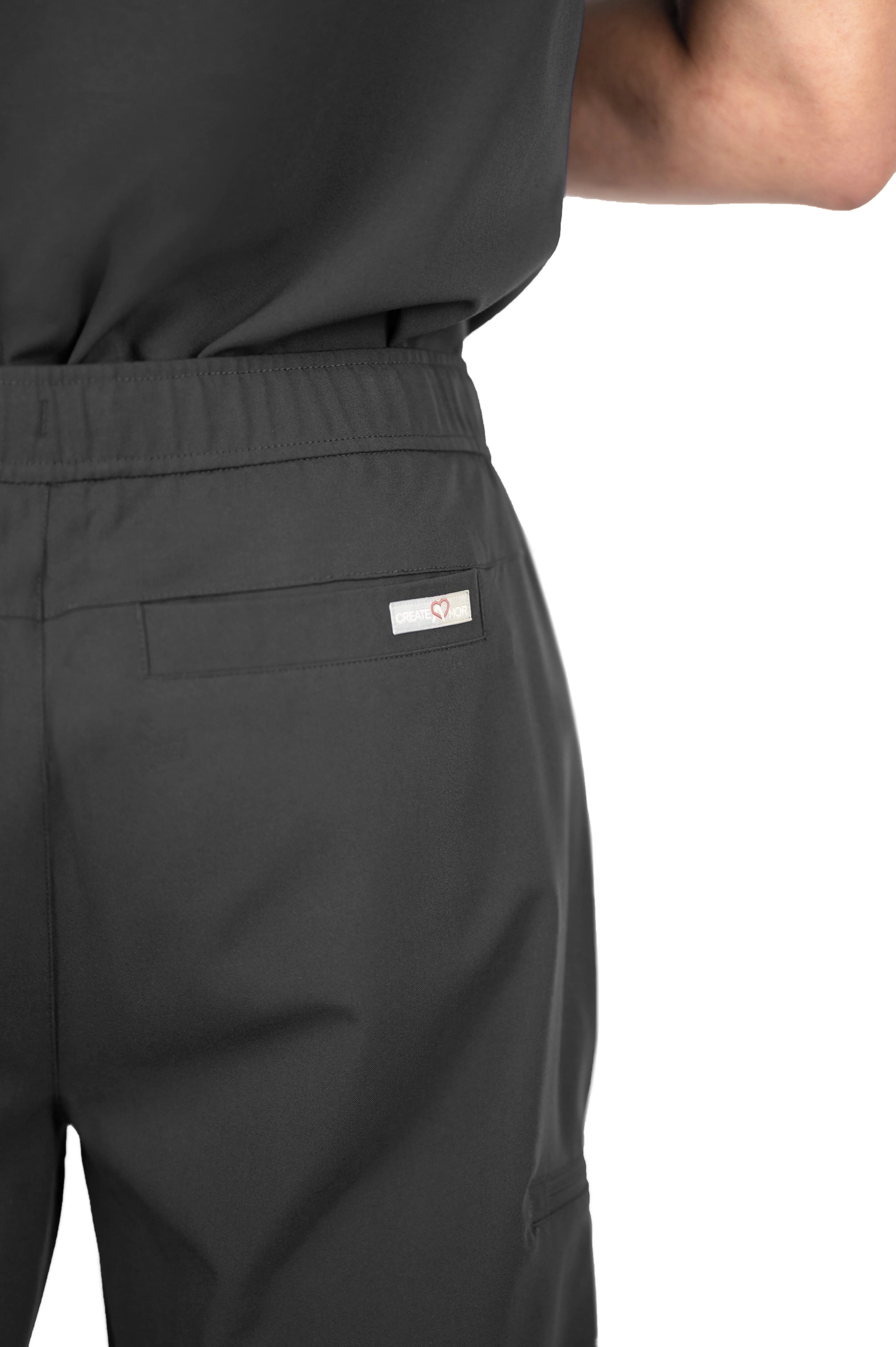 Aspen Jogger Men's Pewter Scrub Pants sold by Create Amor product image thumbnail 3