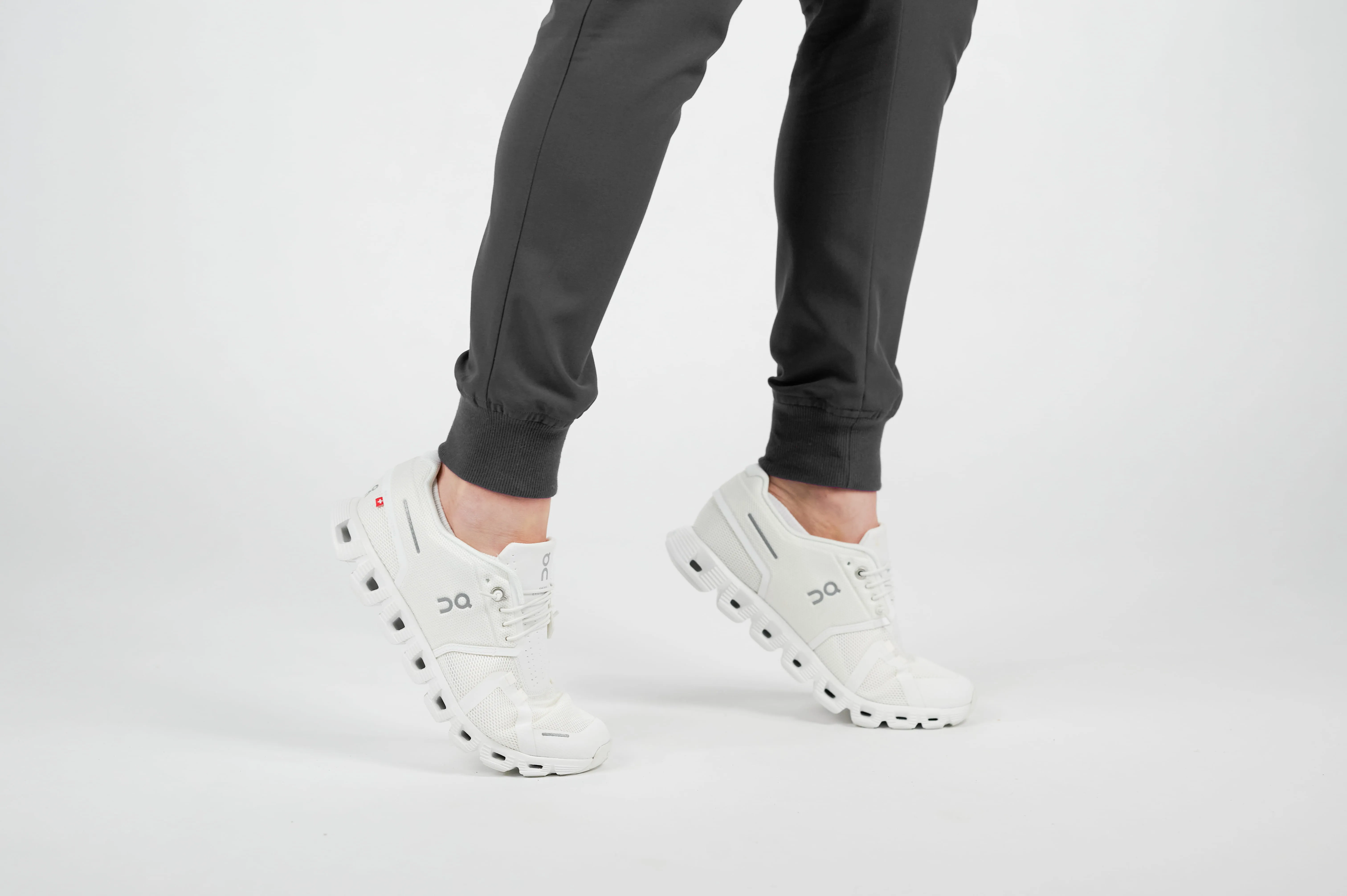 Ivy Jogger Women's Pewter Scrub Pants sold by Create Amor product image thumbnail 3