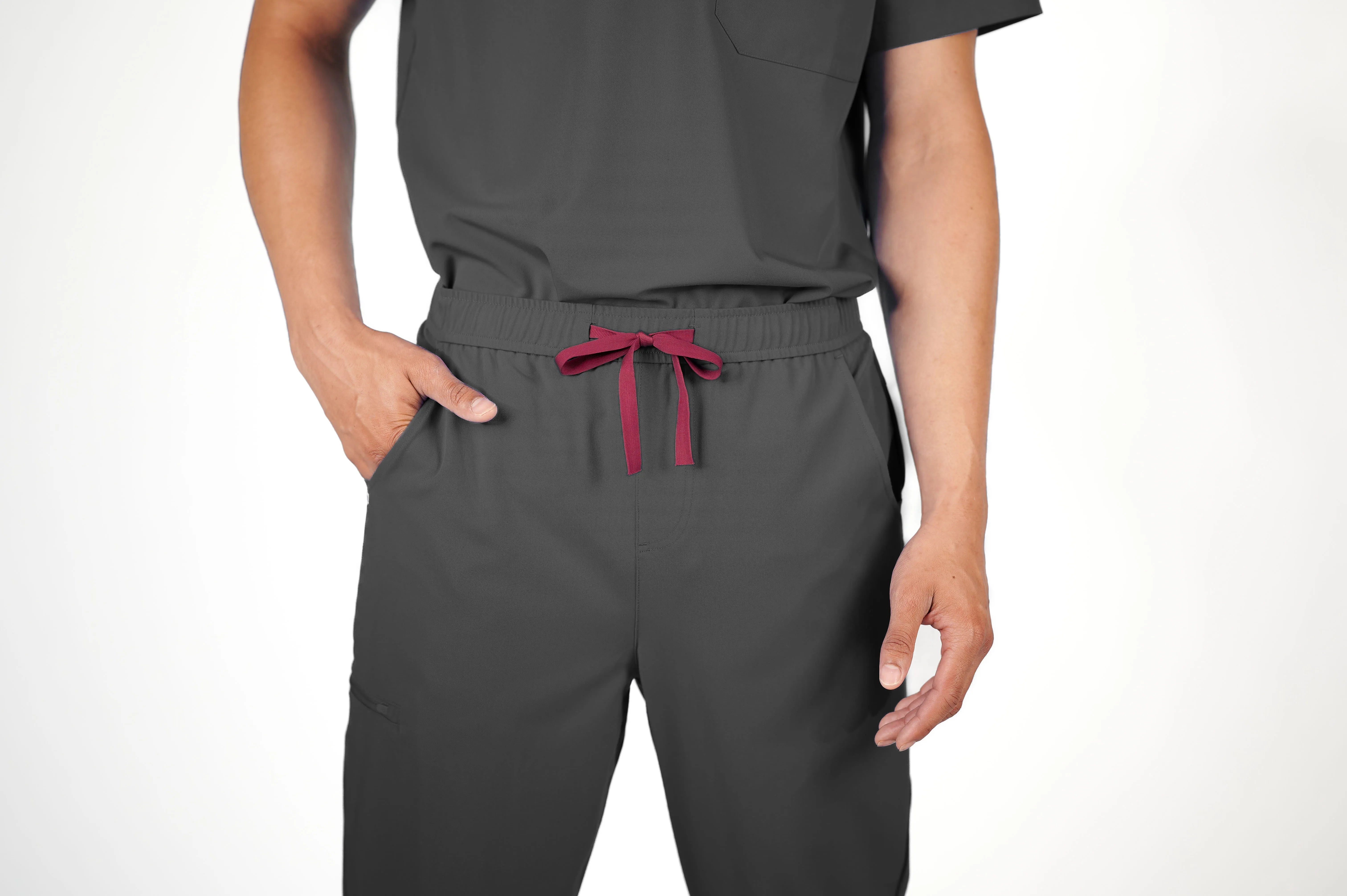 Kyoto Jogger Men's Pewter Scrub Pants sold by Create Amor product image thumbnail 2