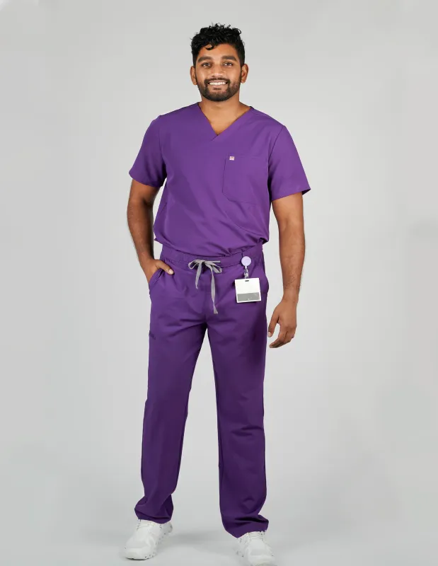 Amalfi Classic Men's Purple Scrub Pants sold by Create Amor