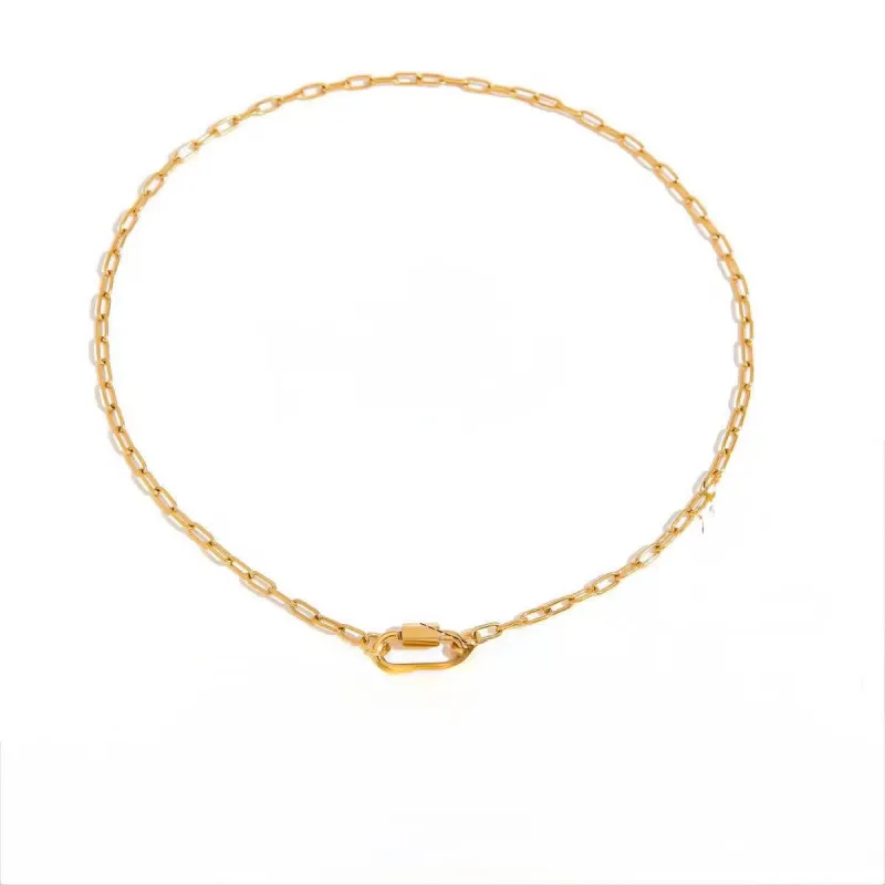 Lock Chain Necklace sold by Drop Jewelry Co.