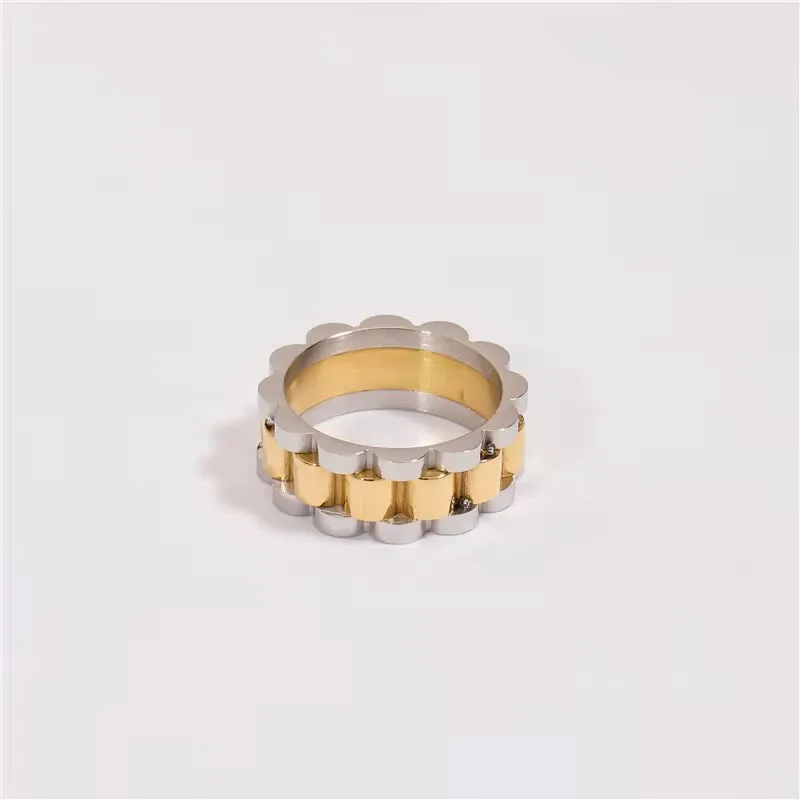 Mixed Metal Ring sold by Drop Jewelry Co. product image thumbnail 2