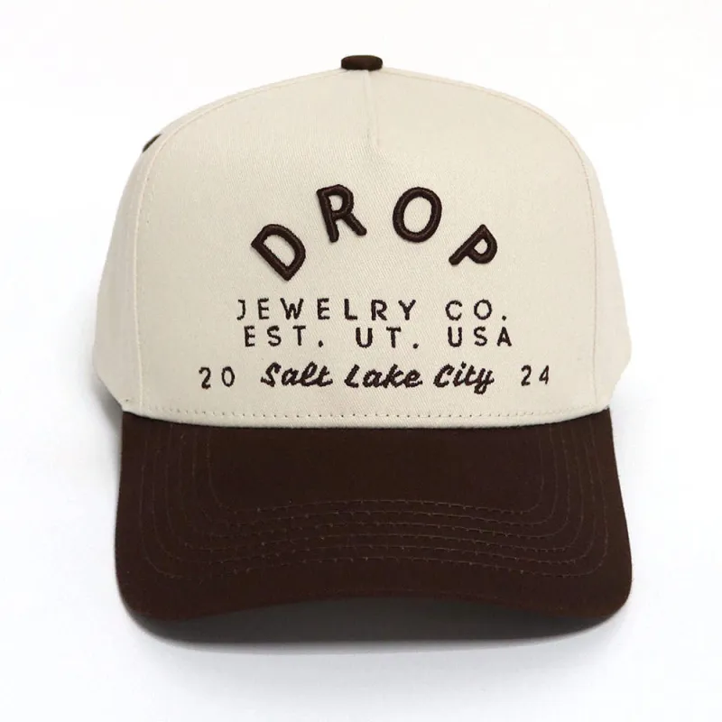 Brown DROP Hat sold by Drop Jewelry Co.