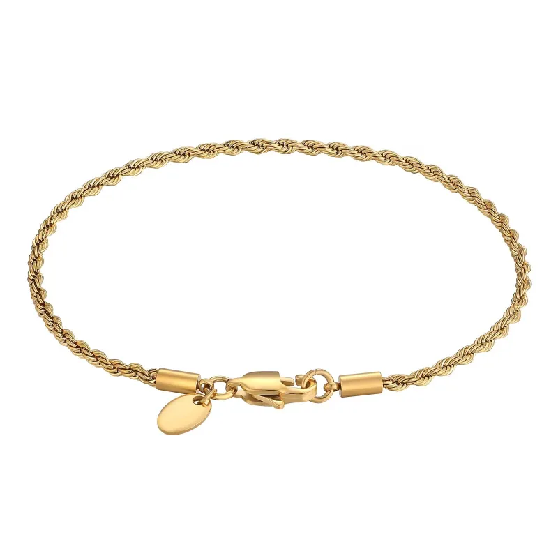 Men's Micro Rope Bracelet sold by Drop Jewelry Co.