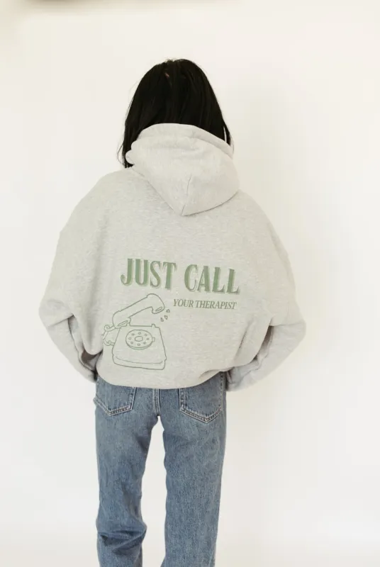 Call Your Therapist Hoodie sold by Drop Jewelry Co.