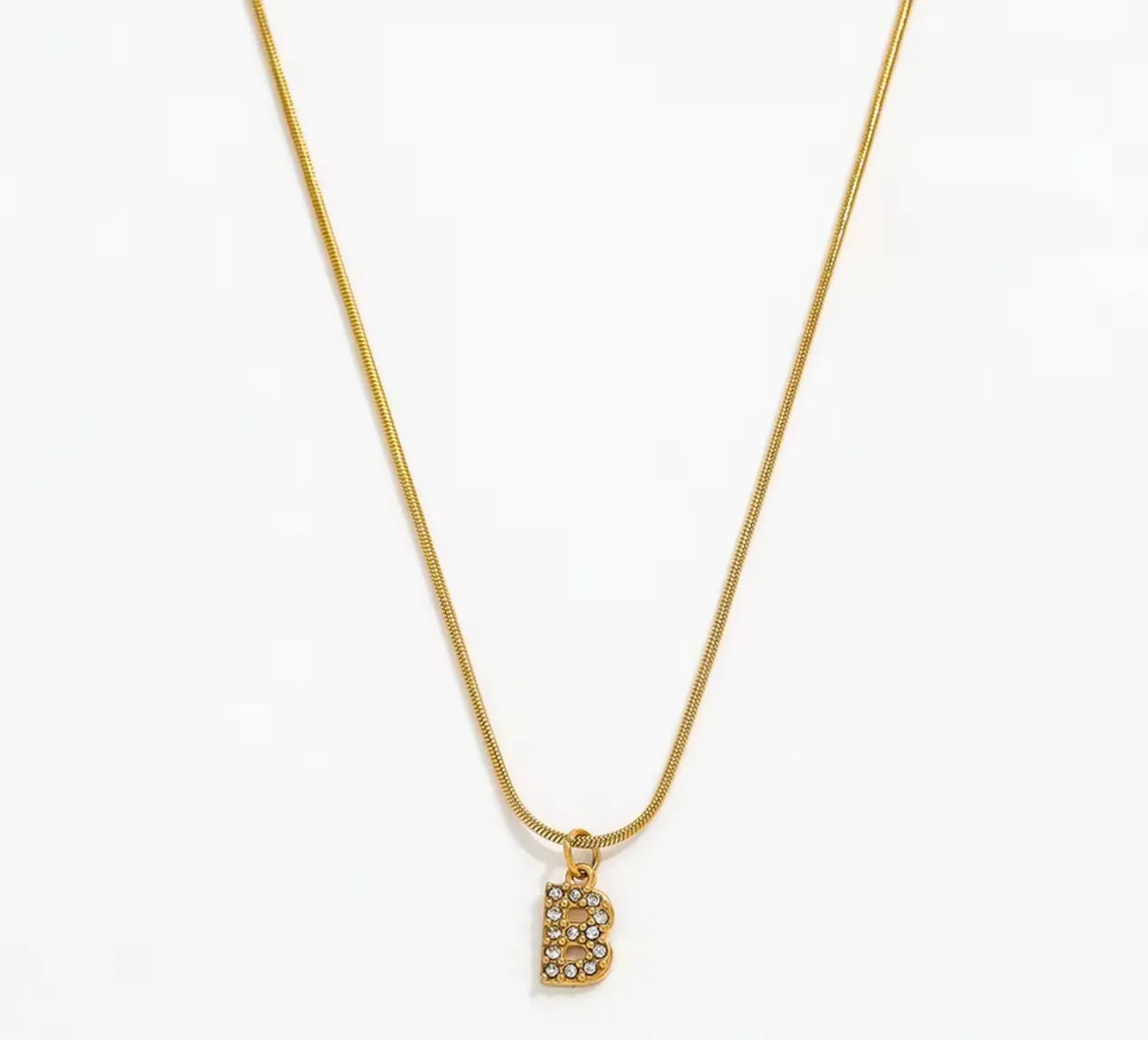 Initial Necklace sold by Drop Jewelry Co. product image thumbnail 3
